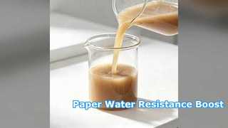 Agente de dimensionamento de baixa dosagem de reforço de resistência à água de papel