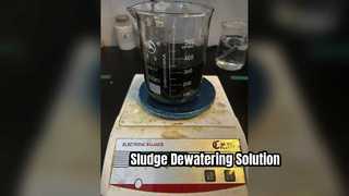 Agente de retenção para desidratação de lodo