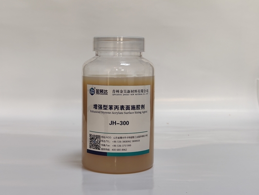 JH-WH300 estireno Ester Anionic Surface Sizing Agent acrílica para o papel de impressão