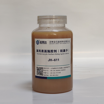 JH-611 Agente de dimensionamento de superfície catiônico líquido à base de SAE para papel de embalagem