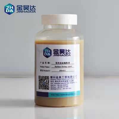 Agente For Paper Board da pureza 30% SAE Based Cationic Surface Sizing