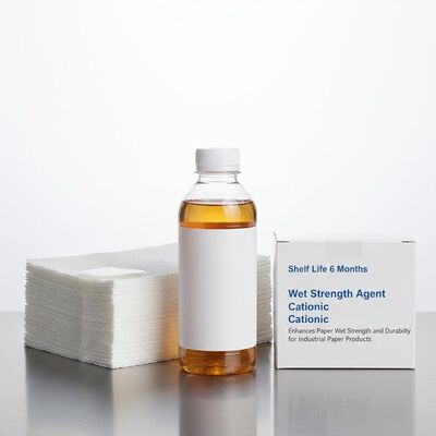 Bom preço Período de validade 6 meses Agente de resistência ao molho Catiônico melhora a resistência ao molho e a durabilidade do papel para produtos industriais de papel on-line