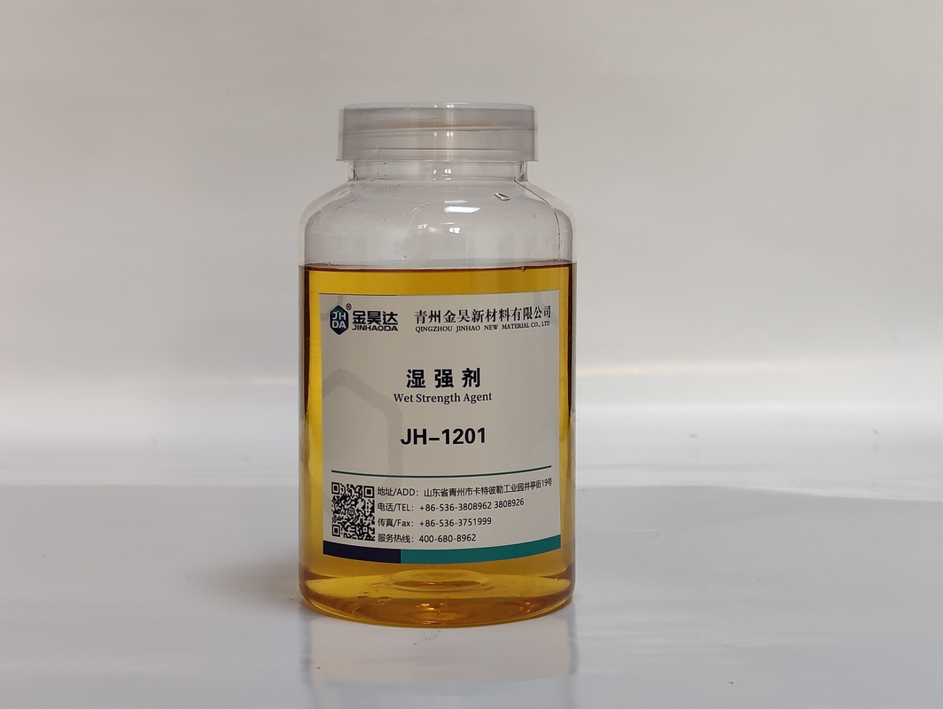 Amarelo Líquido Agente de resistência molhada Solúvel em água pH 3,0-5,0 Viscosidade &lt; 300 mPa.s para armazenamento