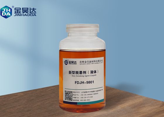 Bom preço A categoria líquida de Improve Paper Products do agente de FDJH9801 Deinking reduz o custo de Deinking on-line