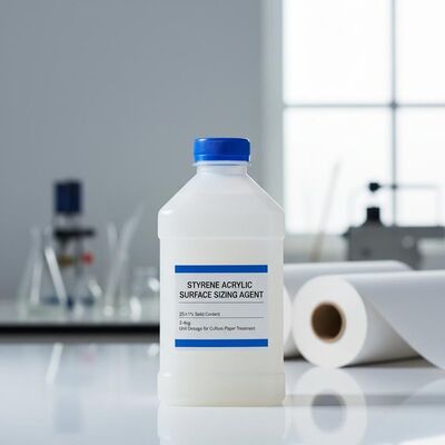 Bom preço Agente de Colagem de Superfície Estireno-Acrílico com 25±1% de Teor de Sólidos e Dosagem Unitária de 2-4kg para Tratamento de Papel de Cultura on-line