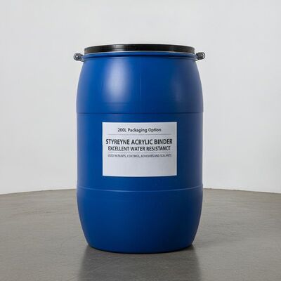 Bom preço 200L Opções de embalagem Aglutinante acrílico de estireno Excelente resistência à água Usado em tintas Revestimentos Adesivos e selantes on-line